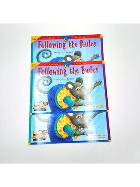Following the Rules Learning About Respect Character Education Book Lot of 3